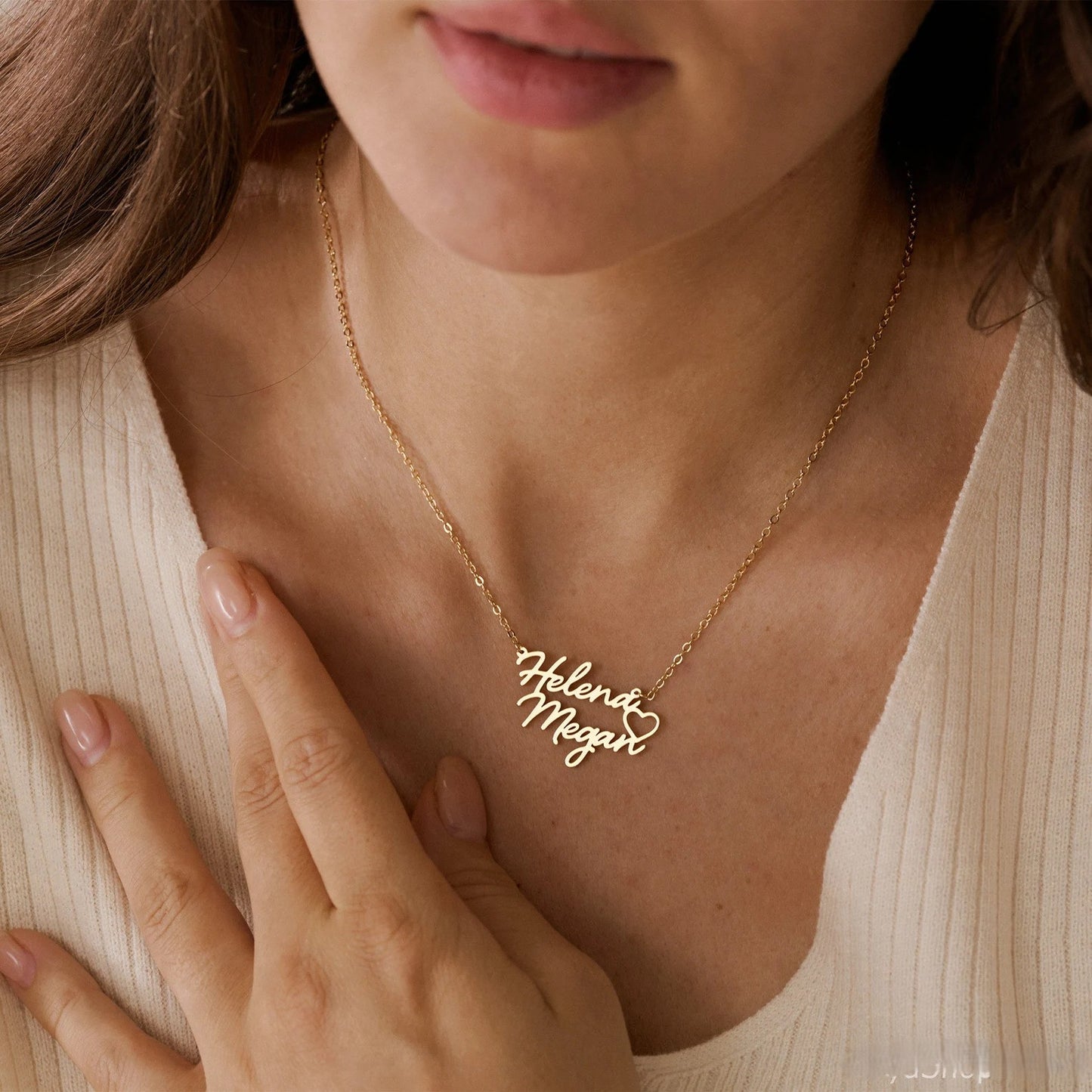Double Names Necklace