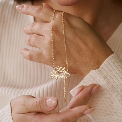Double Names Necklace