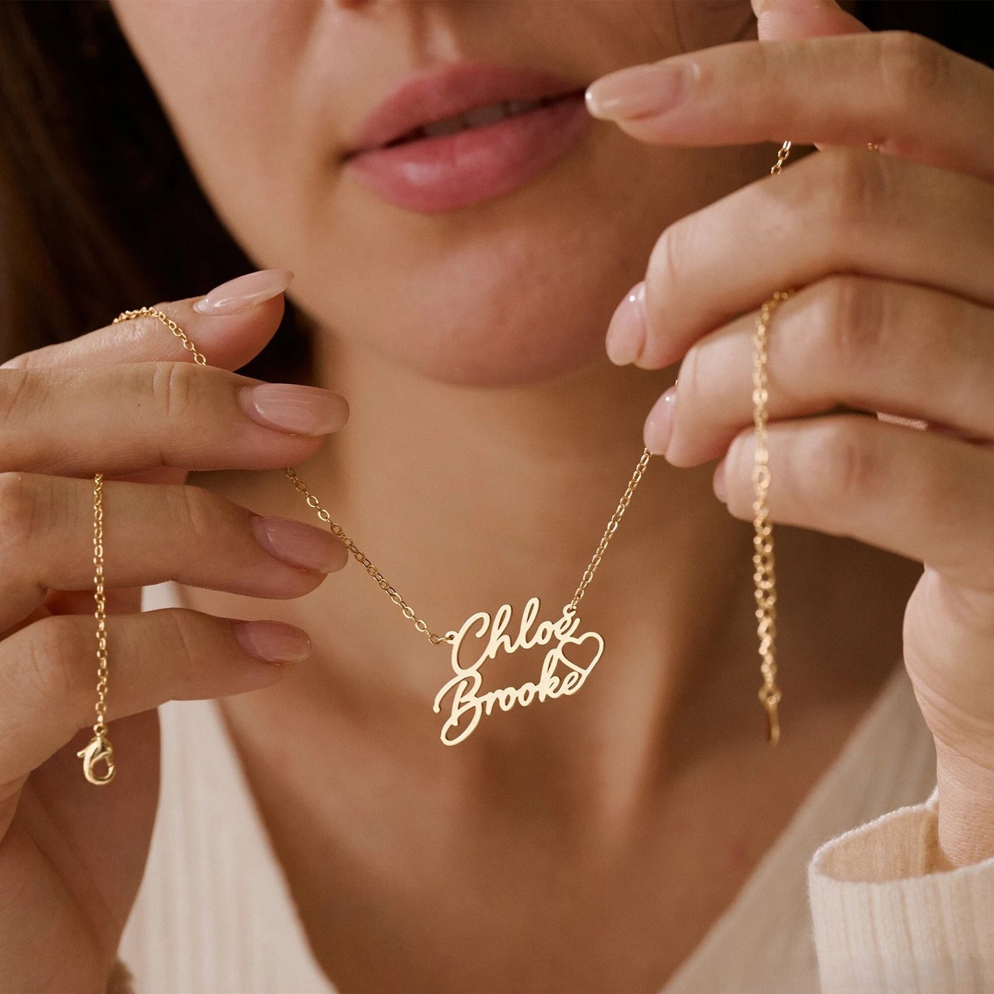 Double Names Necklace