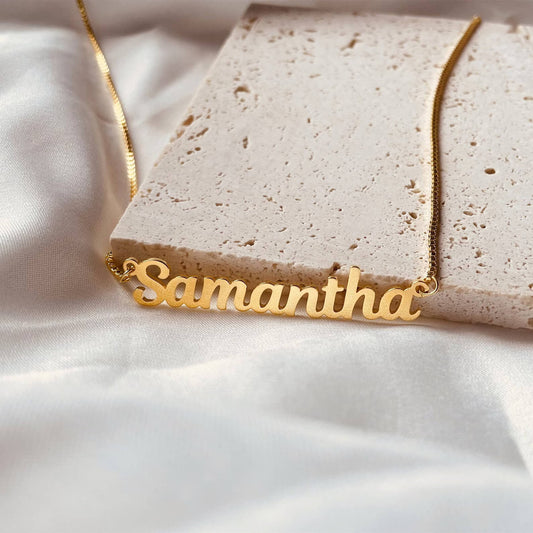 Plated Name Necklace