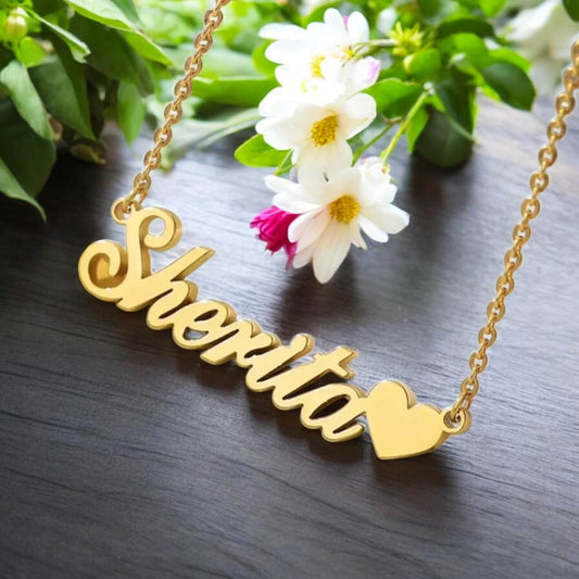 Personalized Heart Name Necklace