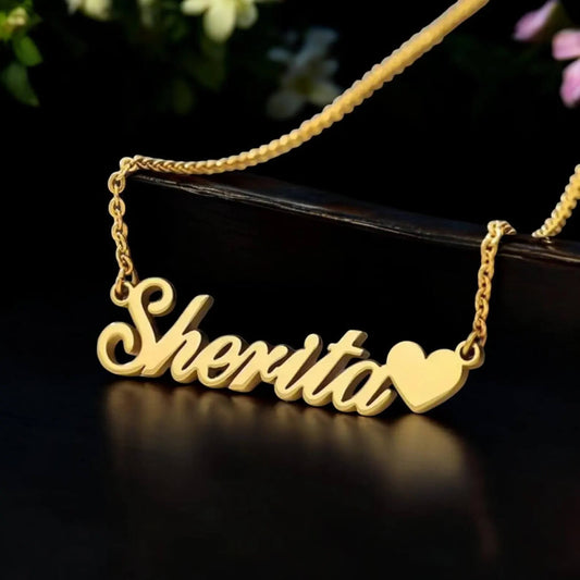 Personalized Heart Name Necklace