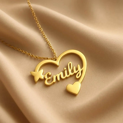 Heart Butterfly Necklace