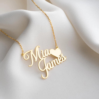Double Name Necklace