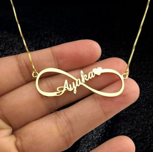 Personalized Infinity Single Name Necklace