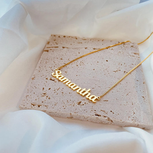 Plated Name Necklace
