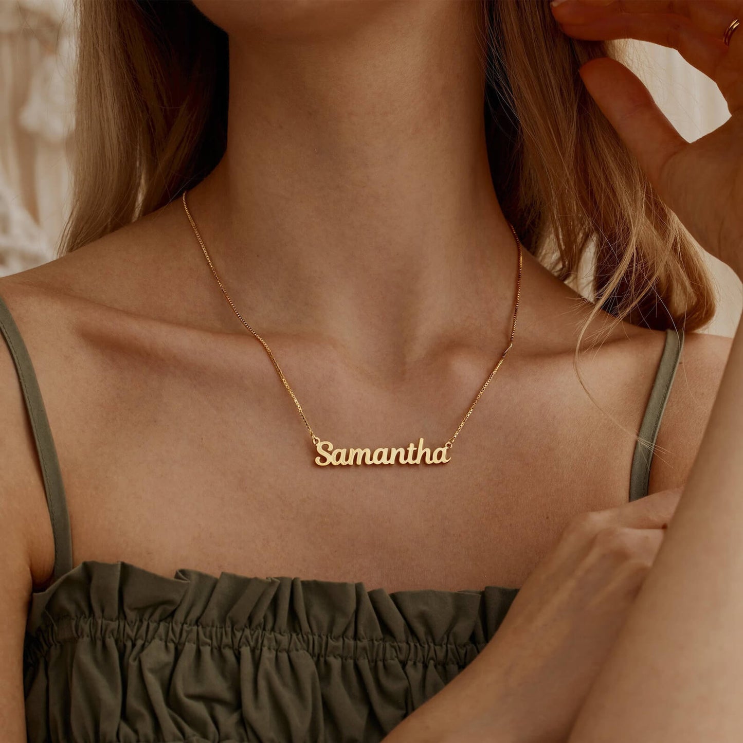 Plated Name Necklace