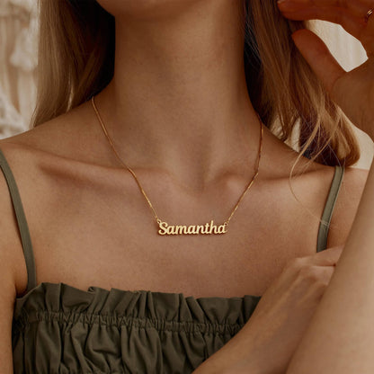 Plated Name Necklace